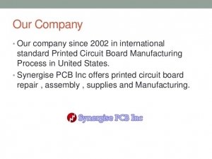 Synergise PCB Company Details