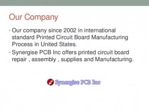 Synergise PCB Company Details